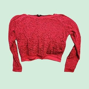 Long sleeve lace shirt